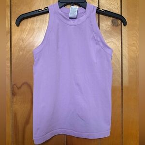 Athleta Lavender Ribbed Tank Top